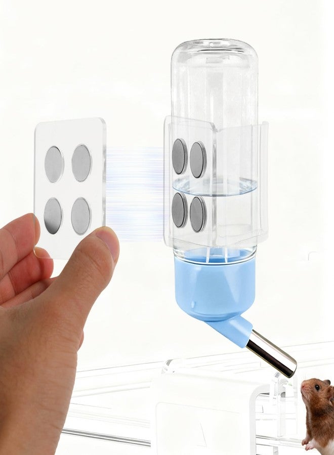 Sinbana Hamster Water Bottles Holder with Magnetic, Anti-Fall & Adjustable Height Freestanding Stand Fits up to 2in/5cm Diameter Dispenser for Gerbil Mouse Rat Degus Guinea Pig Small Pets (Holder Only) - Image 1